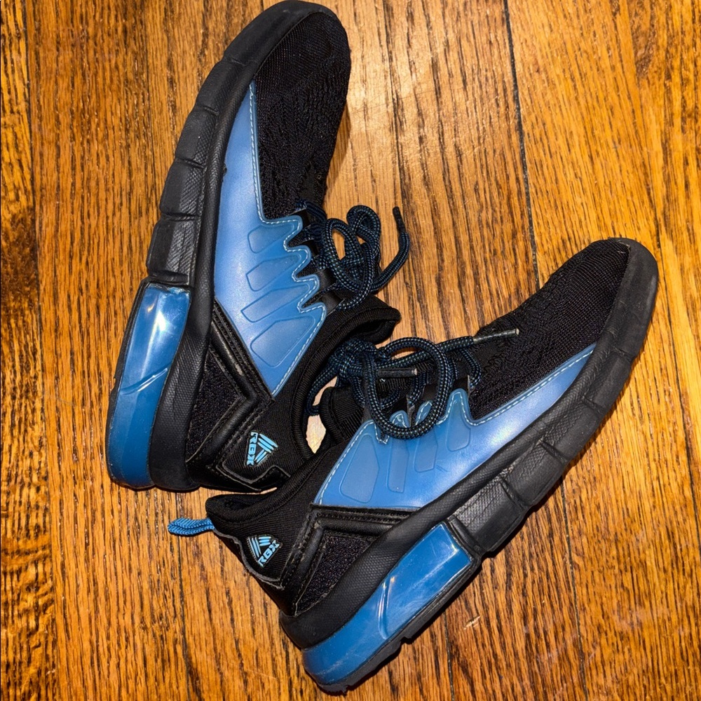 Black and Blue Athletic Sneakers